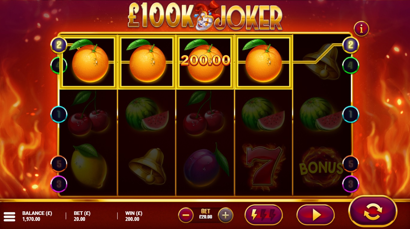 100k joker slot big win