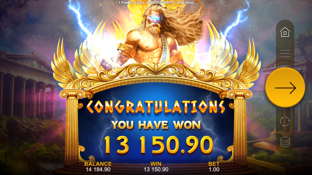 3 powers of zeus power combo slot