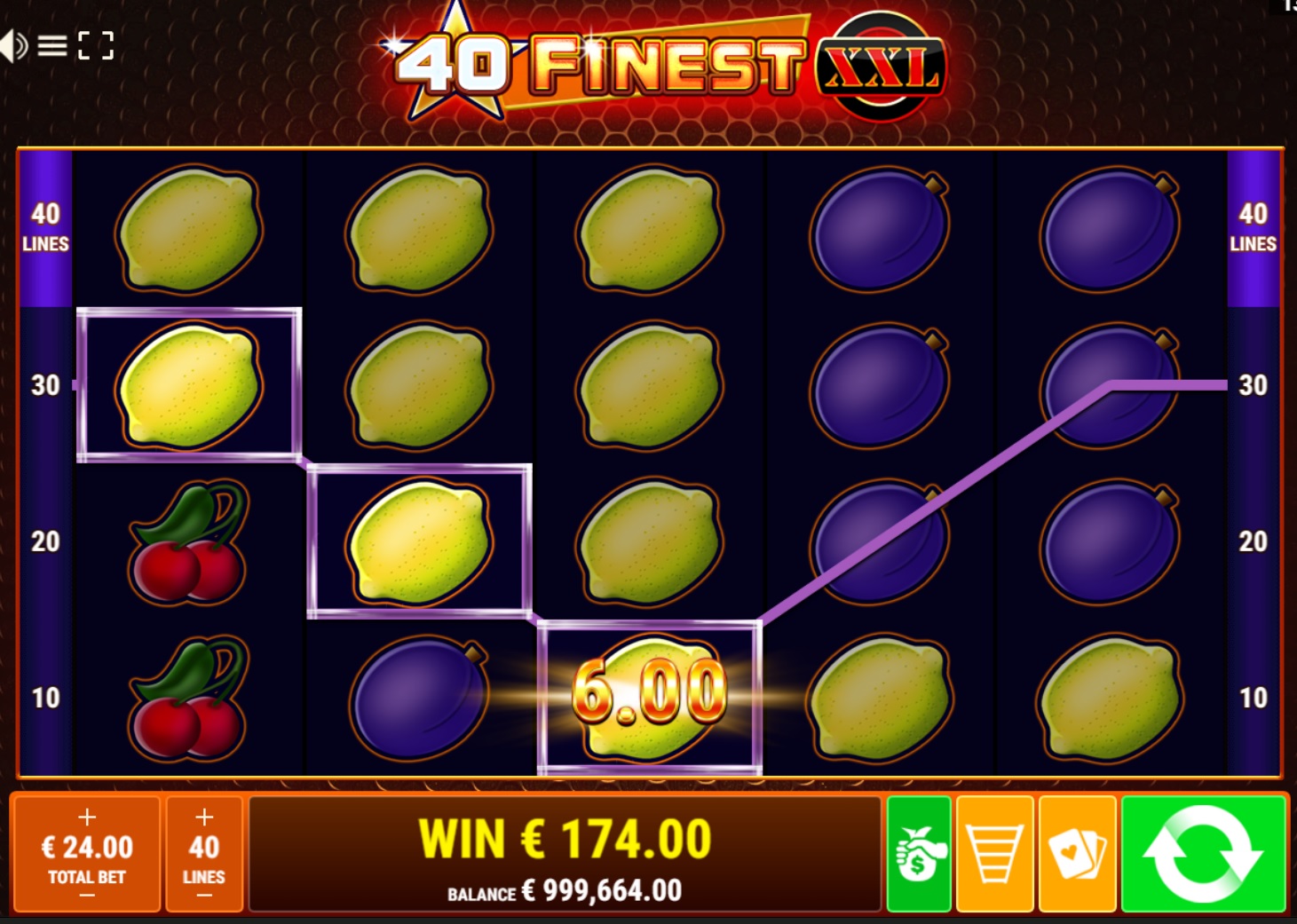 40 Finest XXL Slot Big Win