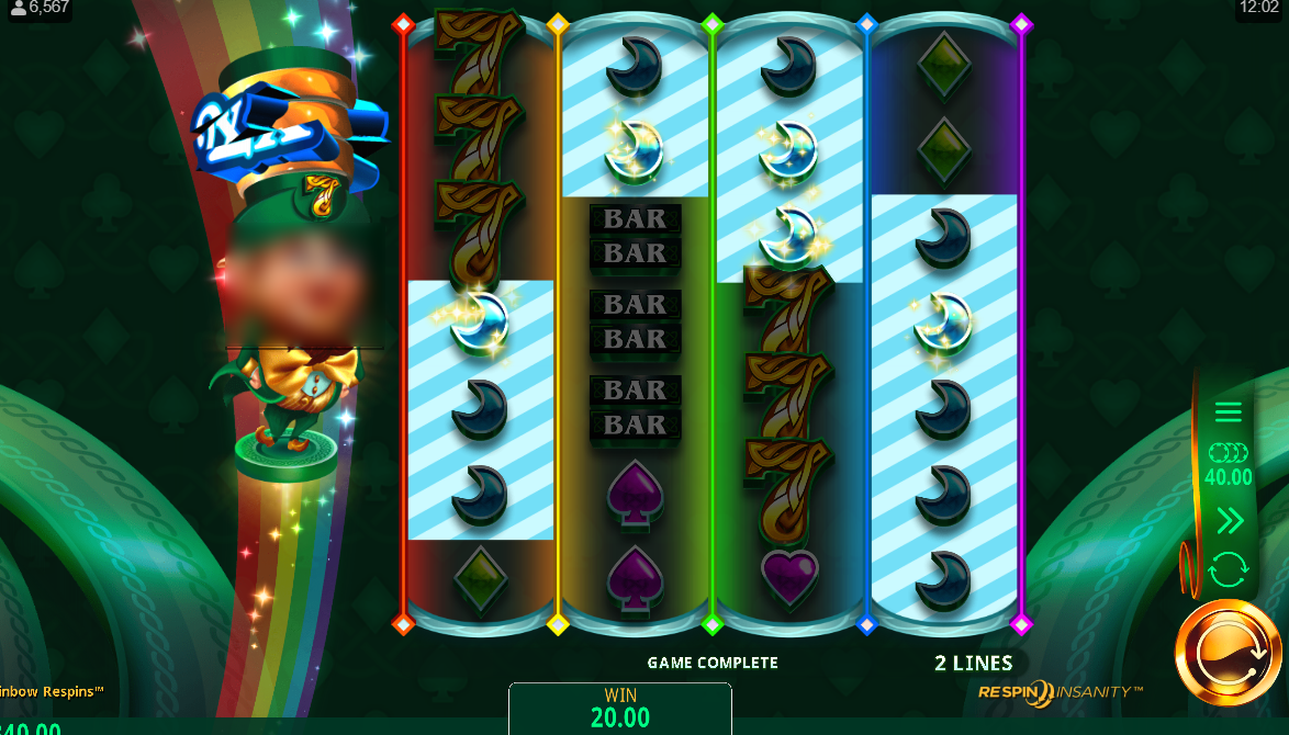 777 Rainbow Respins Slot Big Win