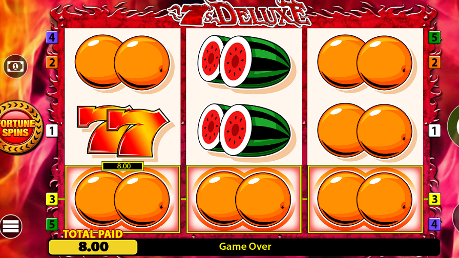 7’s Deluxe Fortune Spins free spins