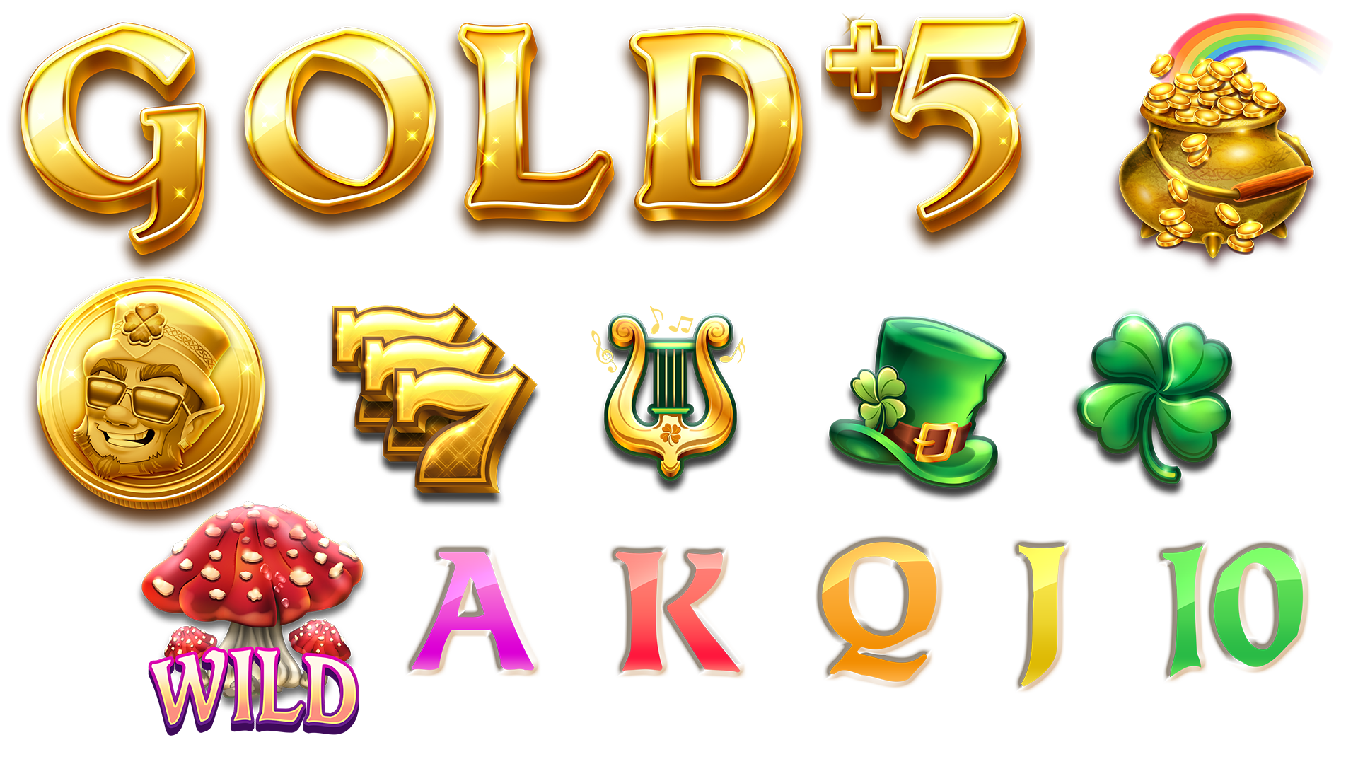 9 pots of gold megaways slot symbols