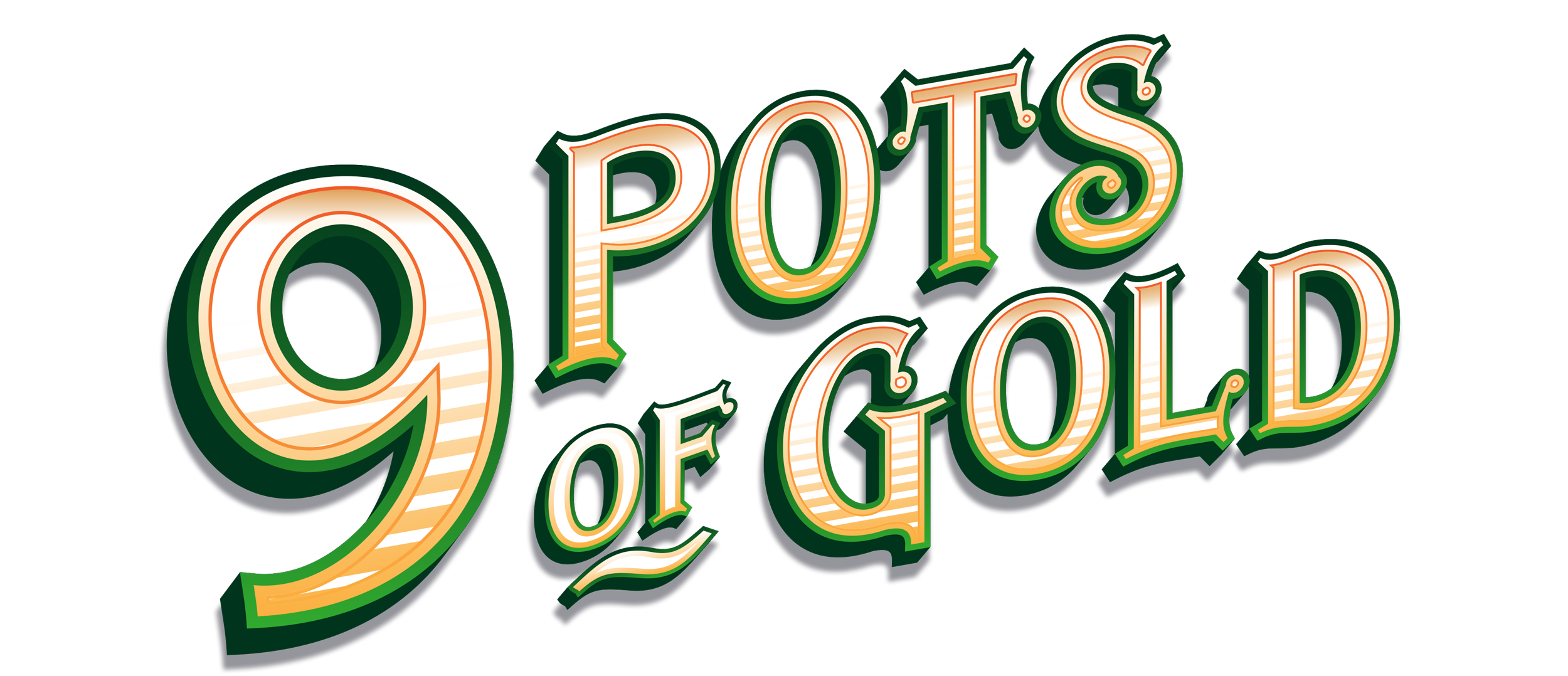 9 pots of gold slot logo