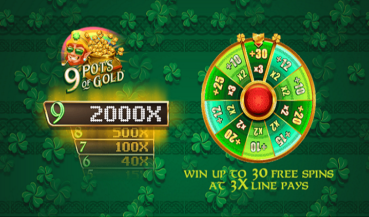 9 pots of gold slot paytable