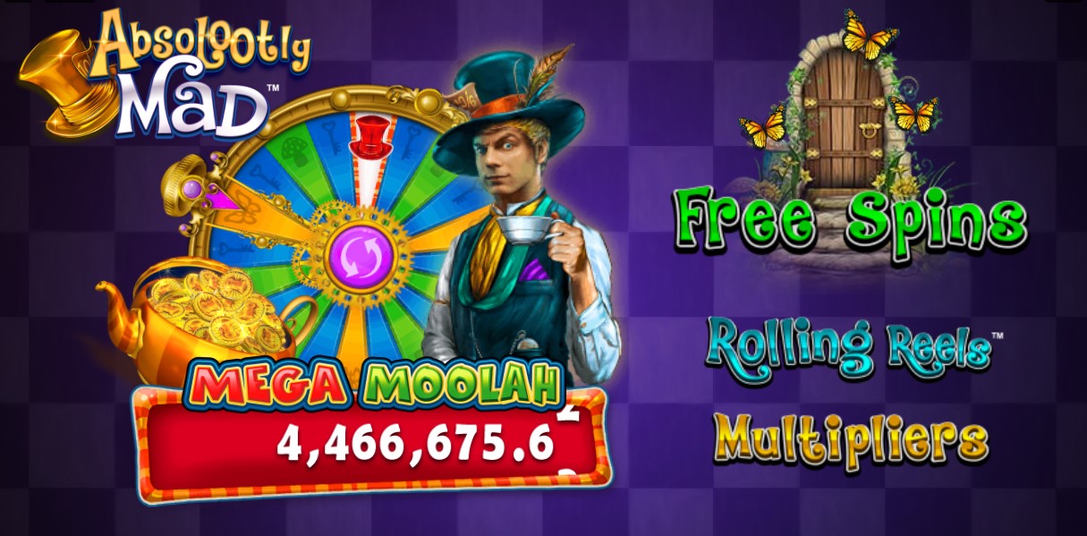 Absolootly Mad Mega Moolah Logo