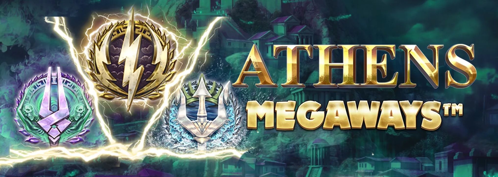 Athens Megaways slot logo