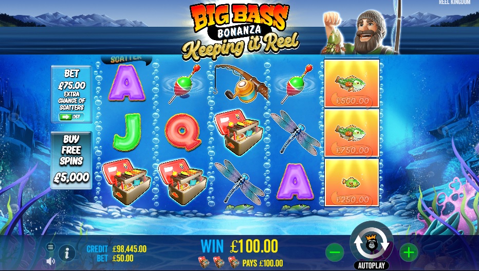 Big Bass -Keeping it real slot big win