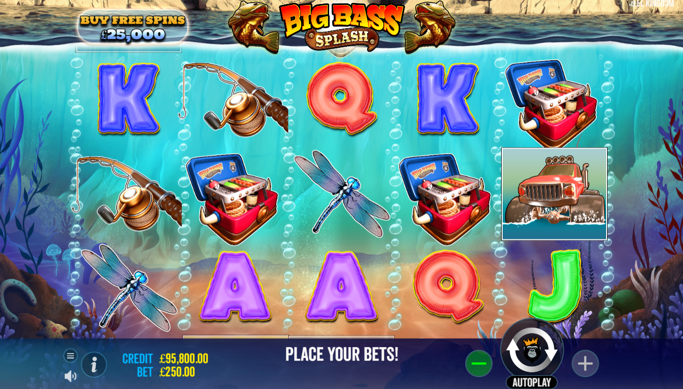 Big Bass Splash Slot free spins