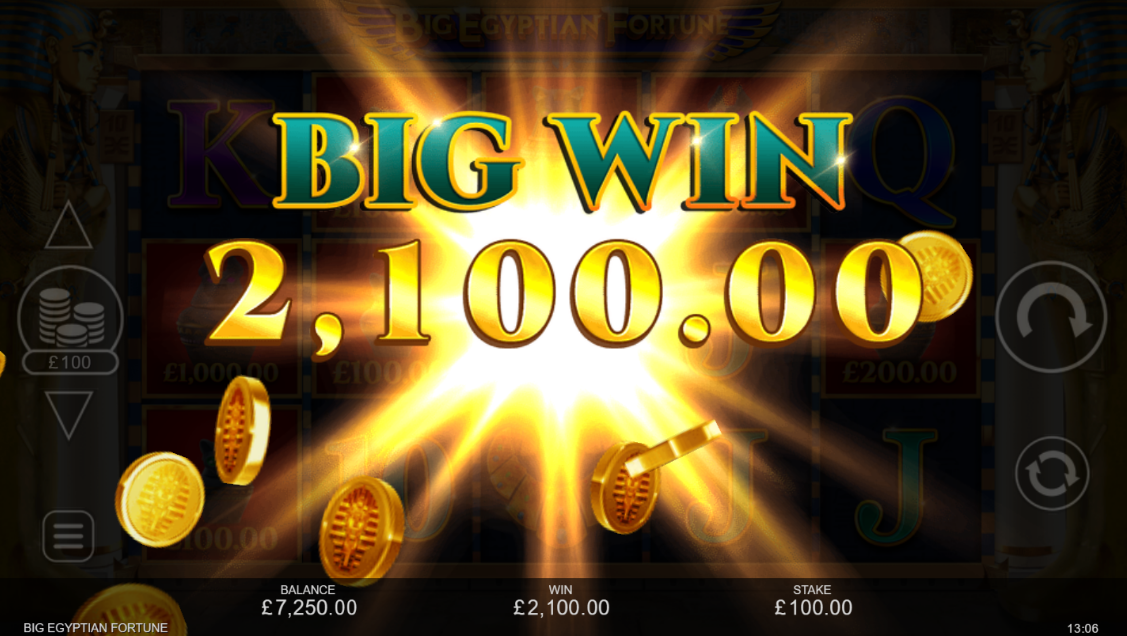 Big Egyptian Fortune Slot Big Win