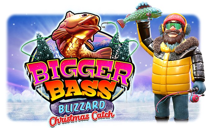 Bigger Bass Blizzard Christmas Catch logo