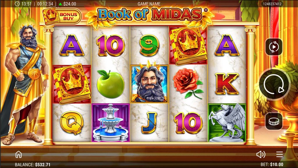 Book of Midas Slot screenshot
