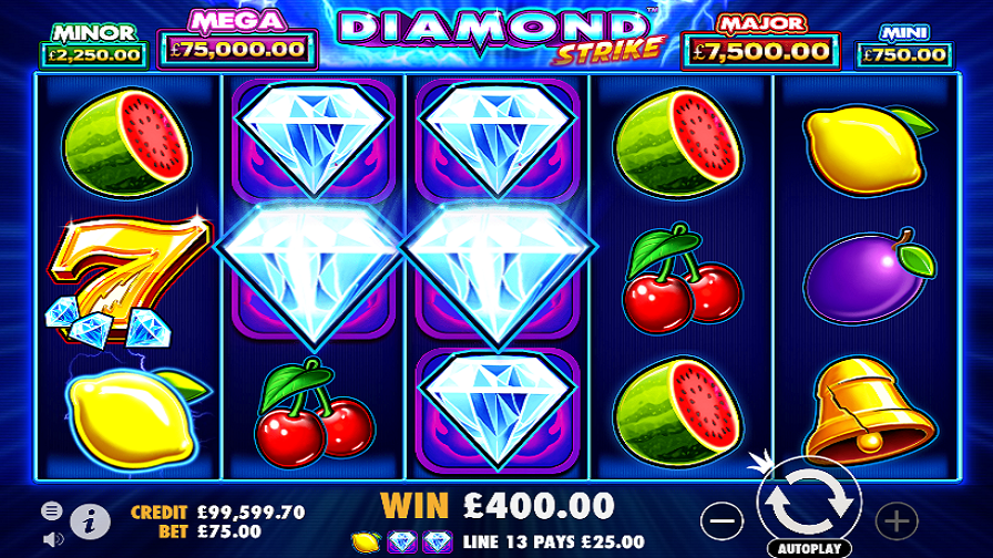 play diamond strike slot