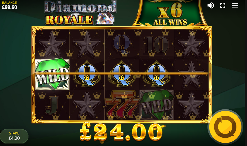 Diamond Royale Slot Big win