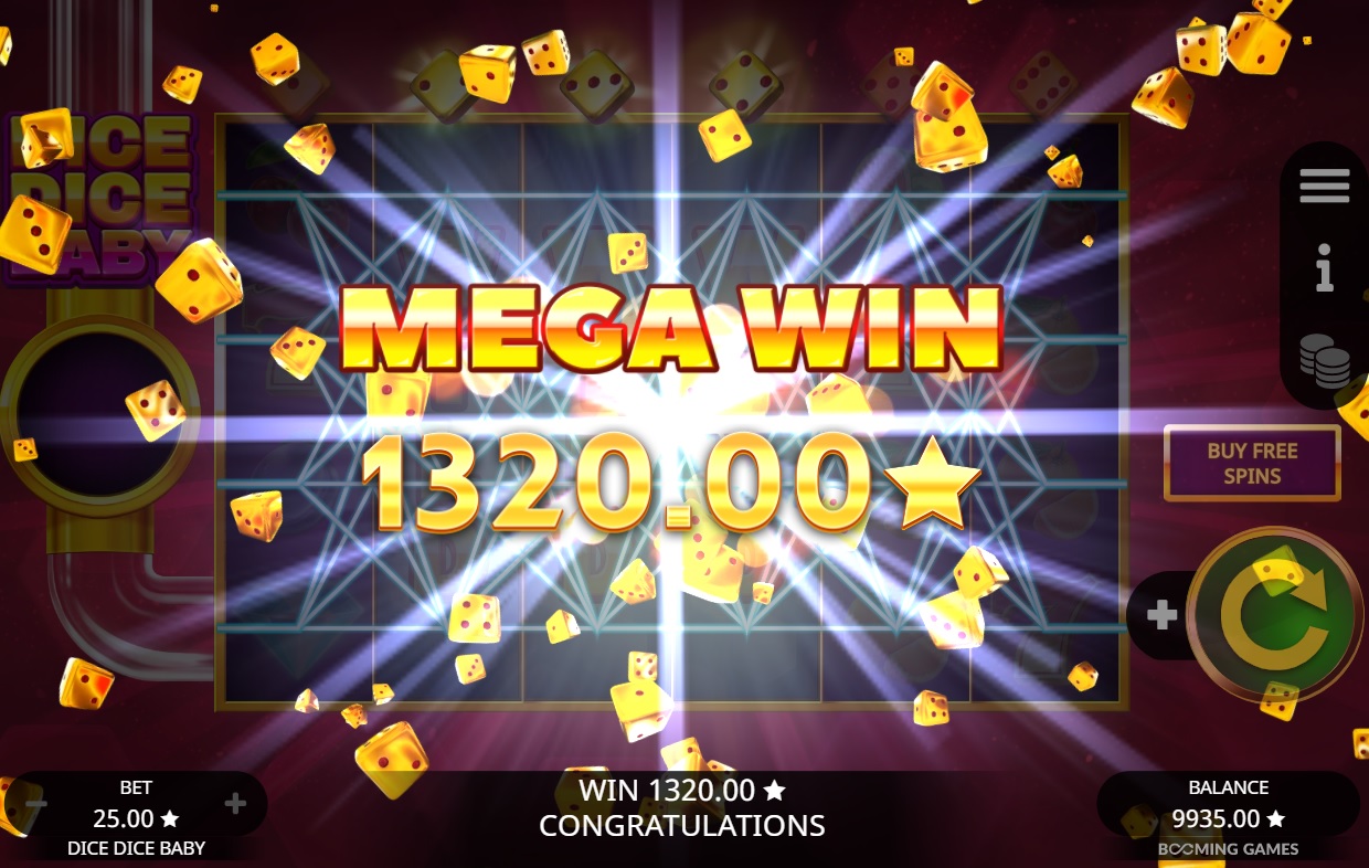 Dice Dice Baby Slot Mega Win