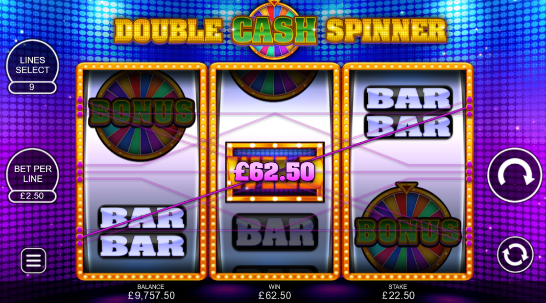 Double Cash Spinner Slot Big Win