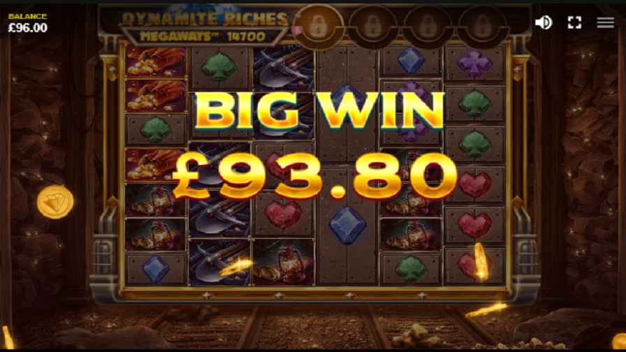 Dynamite Riches Megaways Slot Big Win