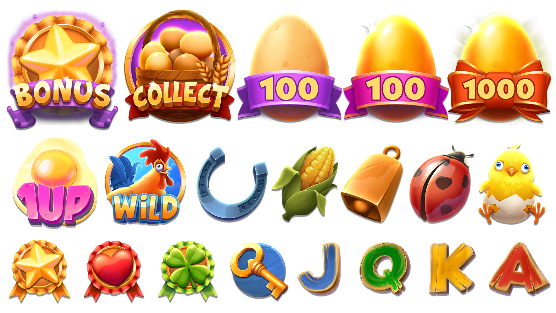 Eggs Bonanza Slot Symbols