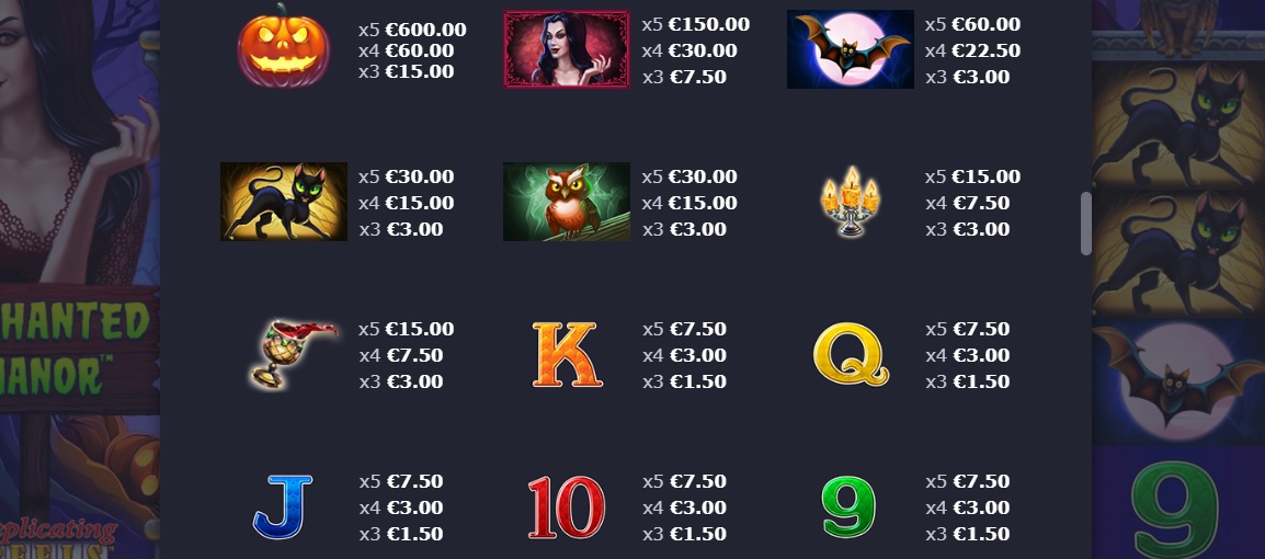 Enchanted Manor Slot Paying symbol