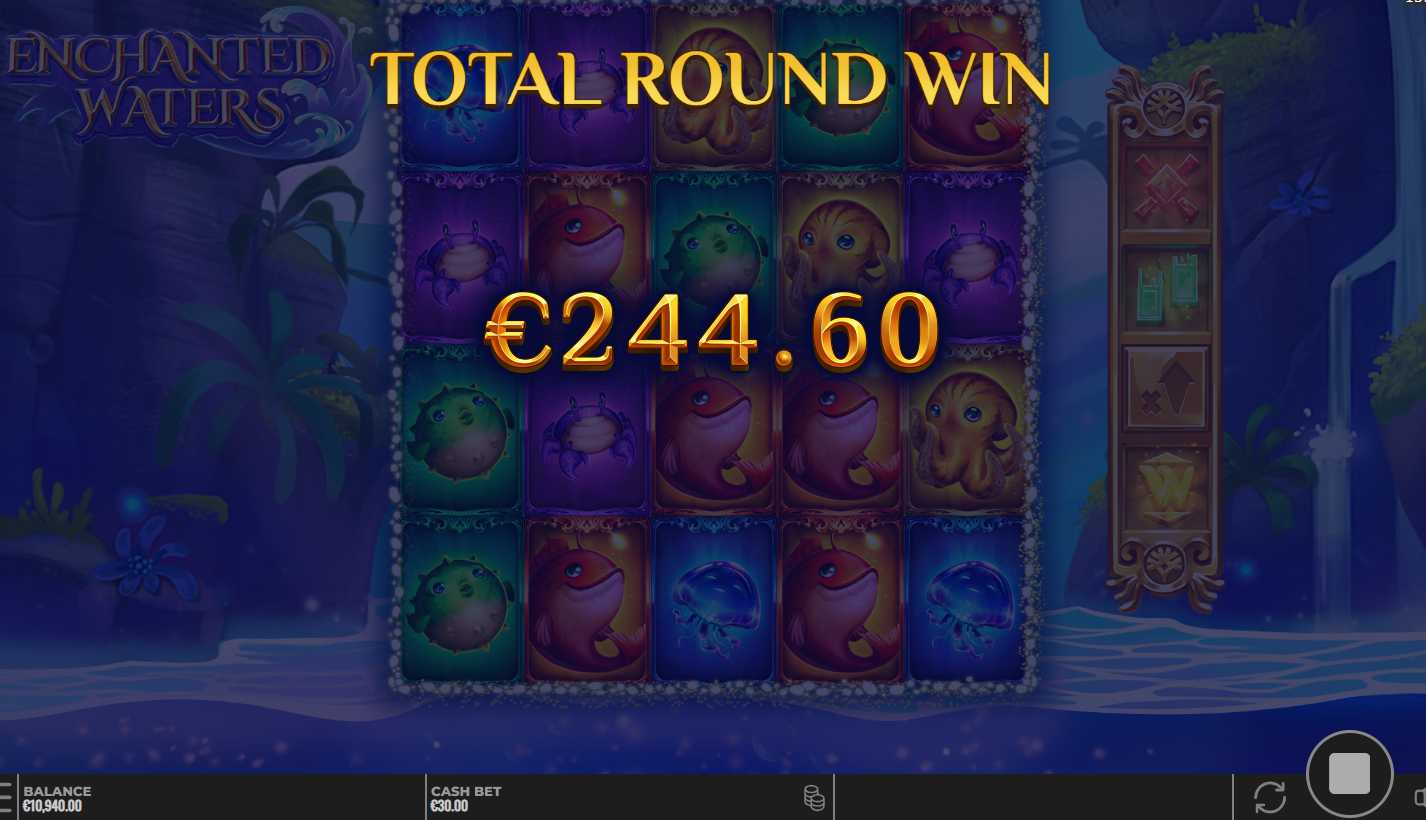 Enchanted waters slot big win