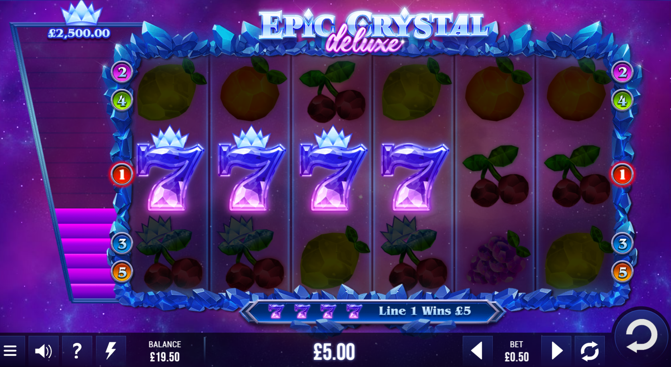 Epic Crystal Deluxe Slot Big Win