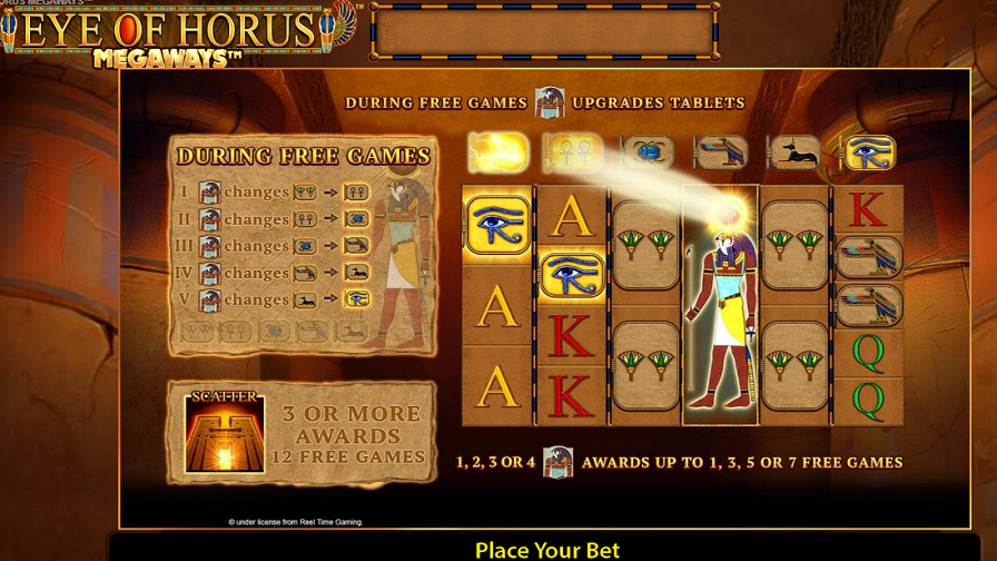 Eye of horus megaways slot