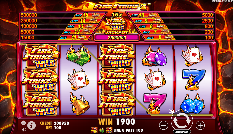 Fire Strike 2 Slot Big Win