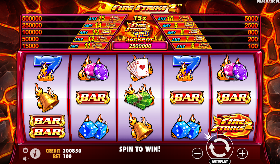 Fire Strike 2 Slot free spins