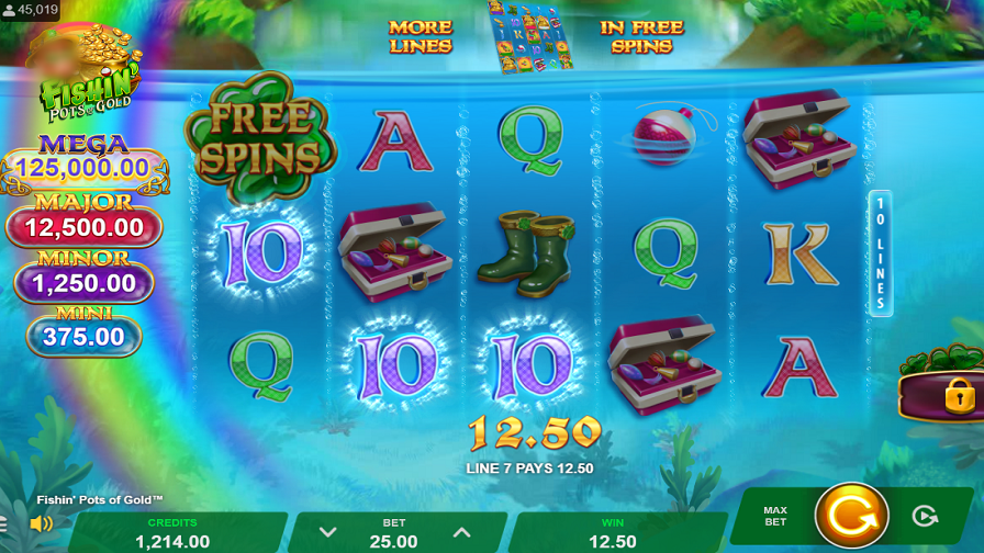 Play Fishin Pots of Gold Slot
