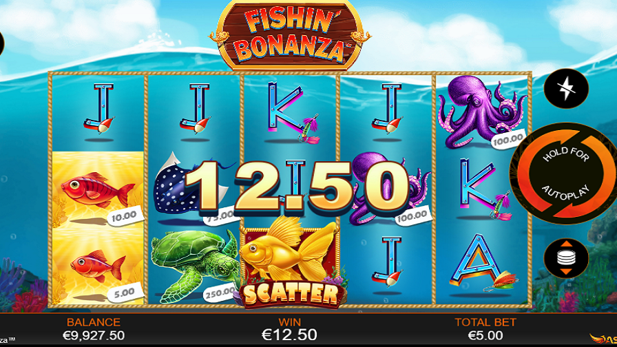 Fishin' Bonanza Slot Big Win