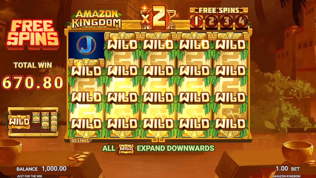 Amazon Kingdom Free Spins Feature