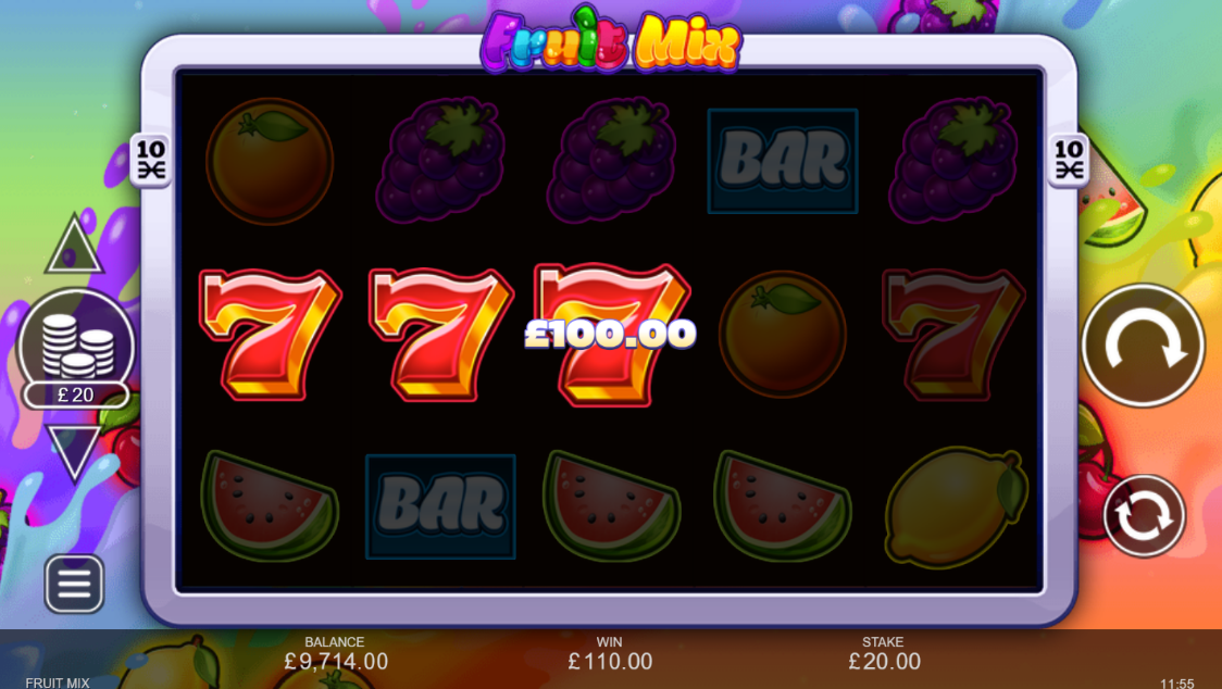 Fruint Mix Slot Big Win