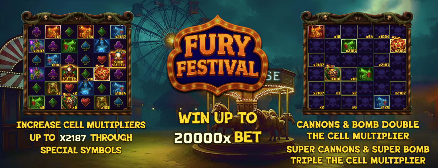 Fury Festival slot logo