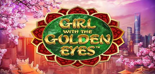 Girl with the golden eyes slot logo