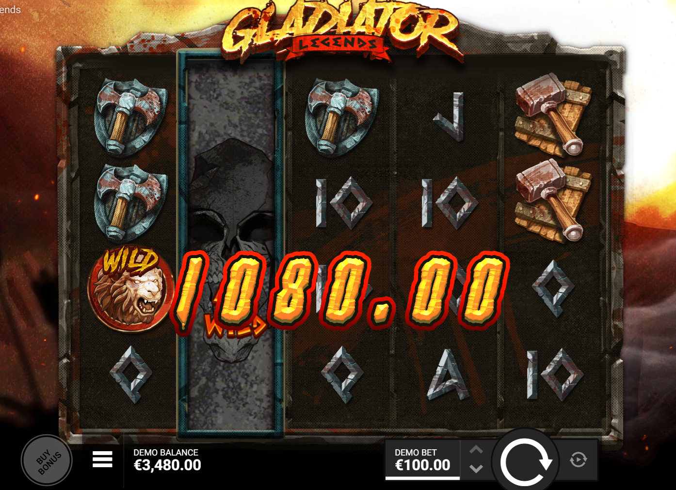 Gladiator Legends Slot Big Win