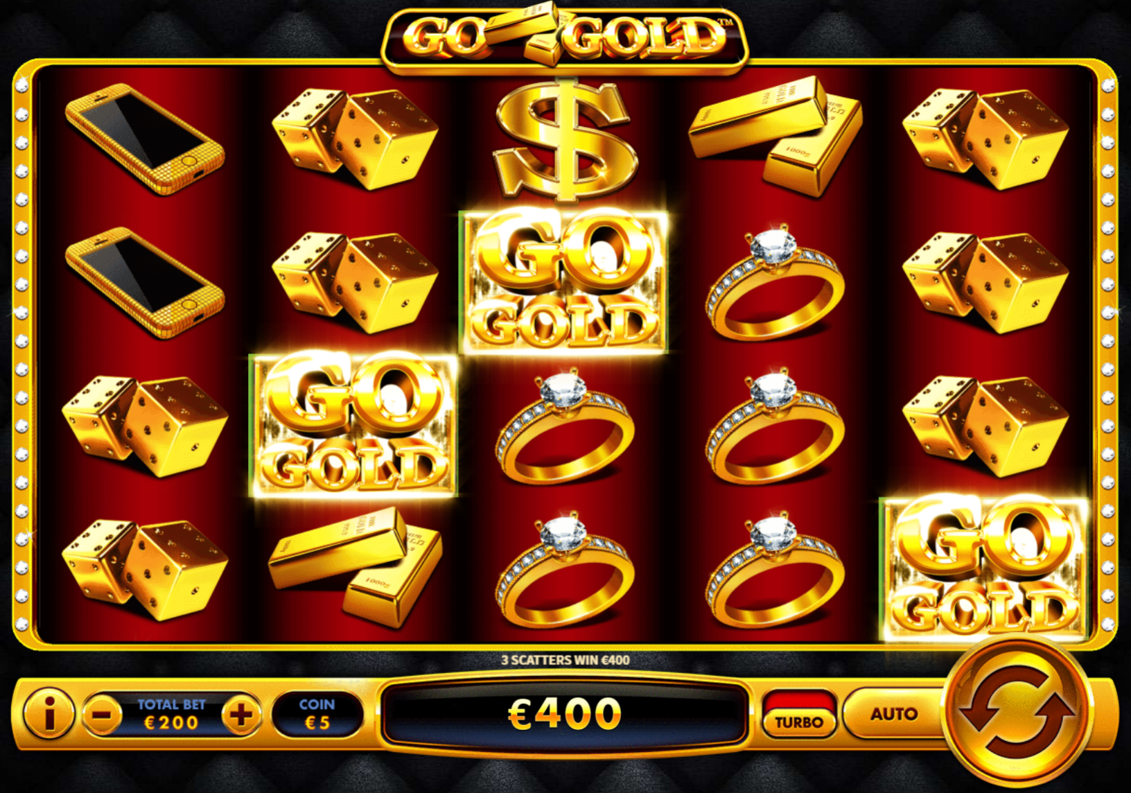 Go Gold Slot Review - Play Casino Slots Online at Amazon Slots