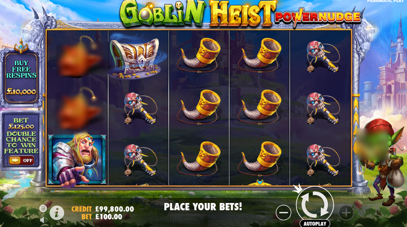 Goblin Heist Powernudge Slot Main lobby