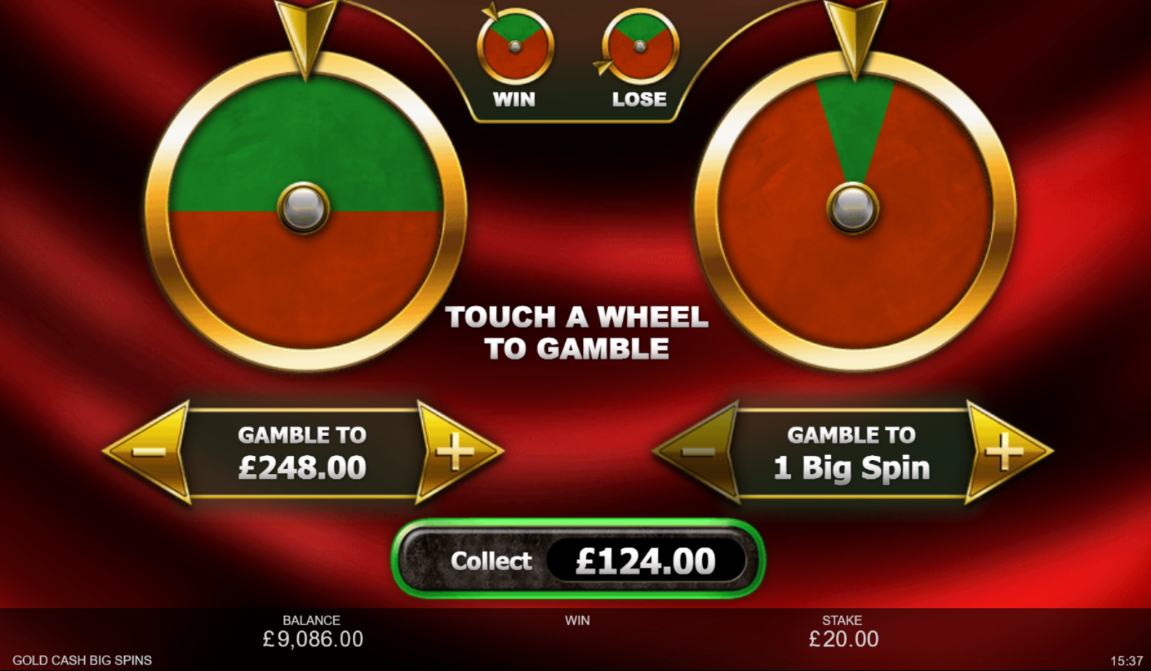 Gold Cash Big Spins Slot Big Spin