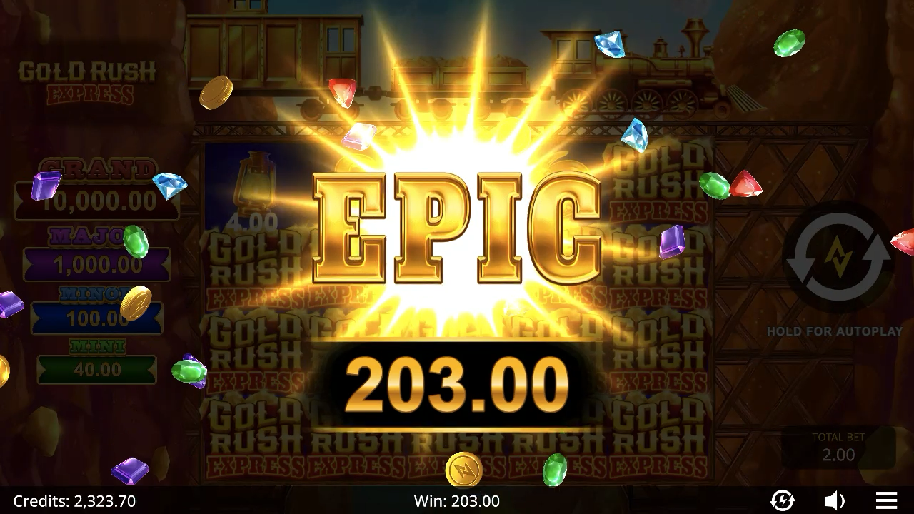Gold Rush Slot epic wins