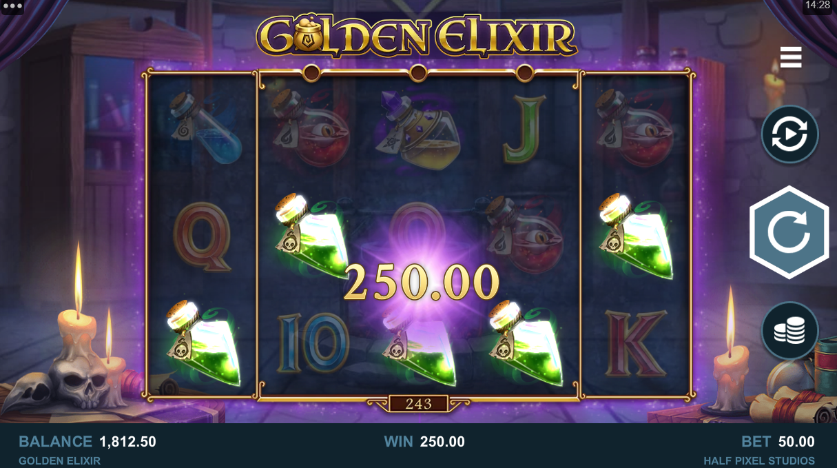 Golden Elixir Slot Big Win