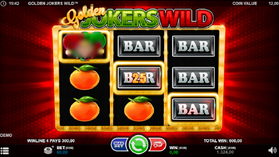 Golden Jokers Wild Slot big win