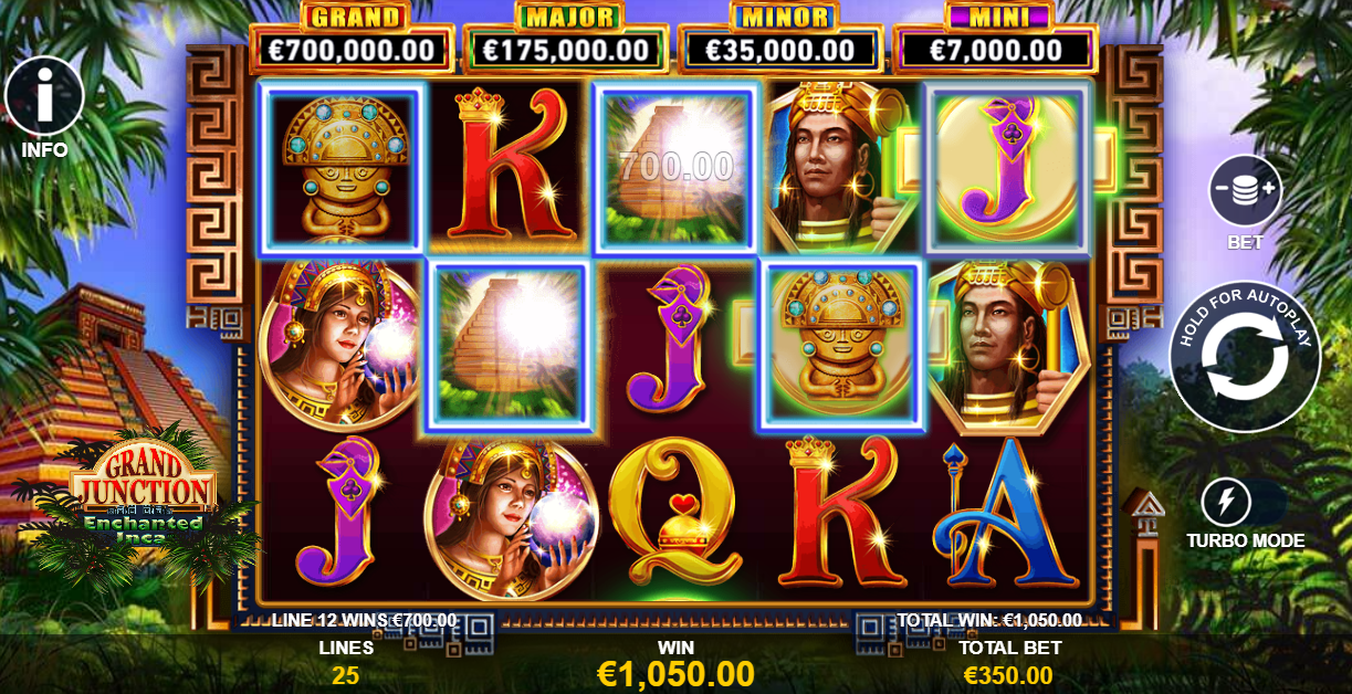 Grand Junction Enchanted Inca Slot Big win