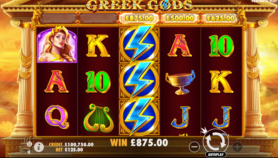 Greek Gods Slot Big Win