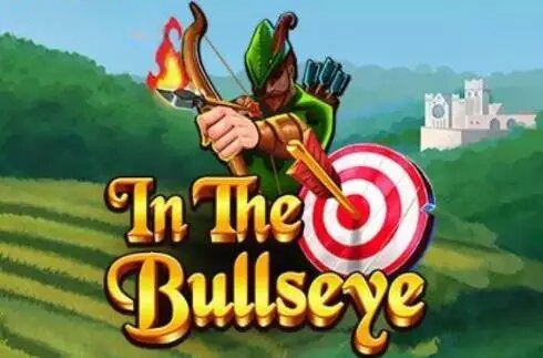 In the bulls eye slot logo