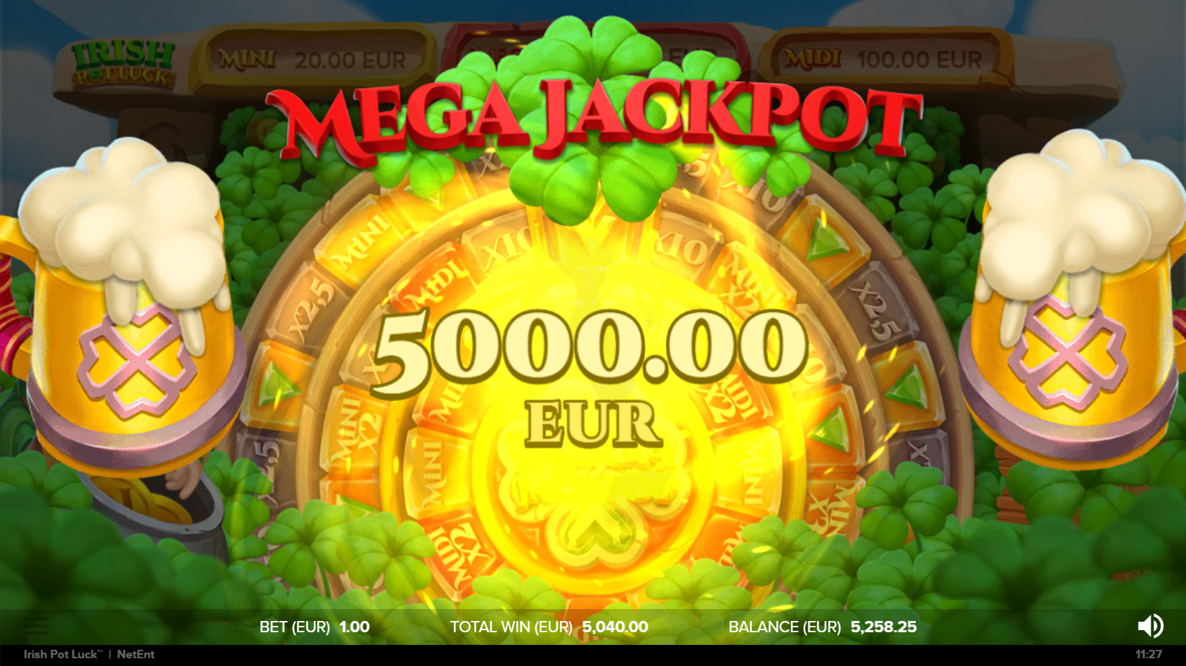 Irish Pot Luck Jackpot