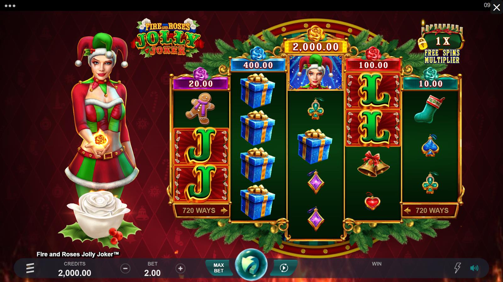 Fire and Roses Jolly Joker Slot screenshots
