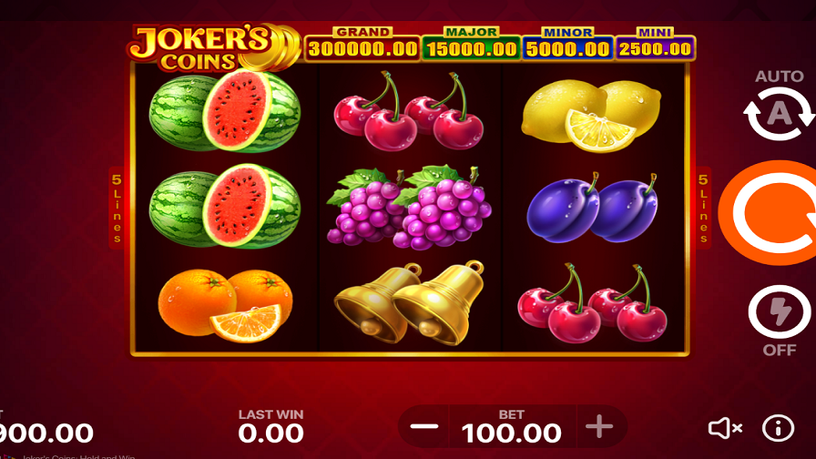 Joker's Coins Hold & Win Slot