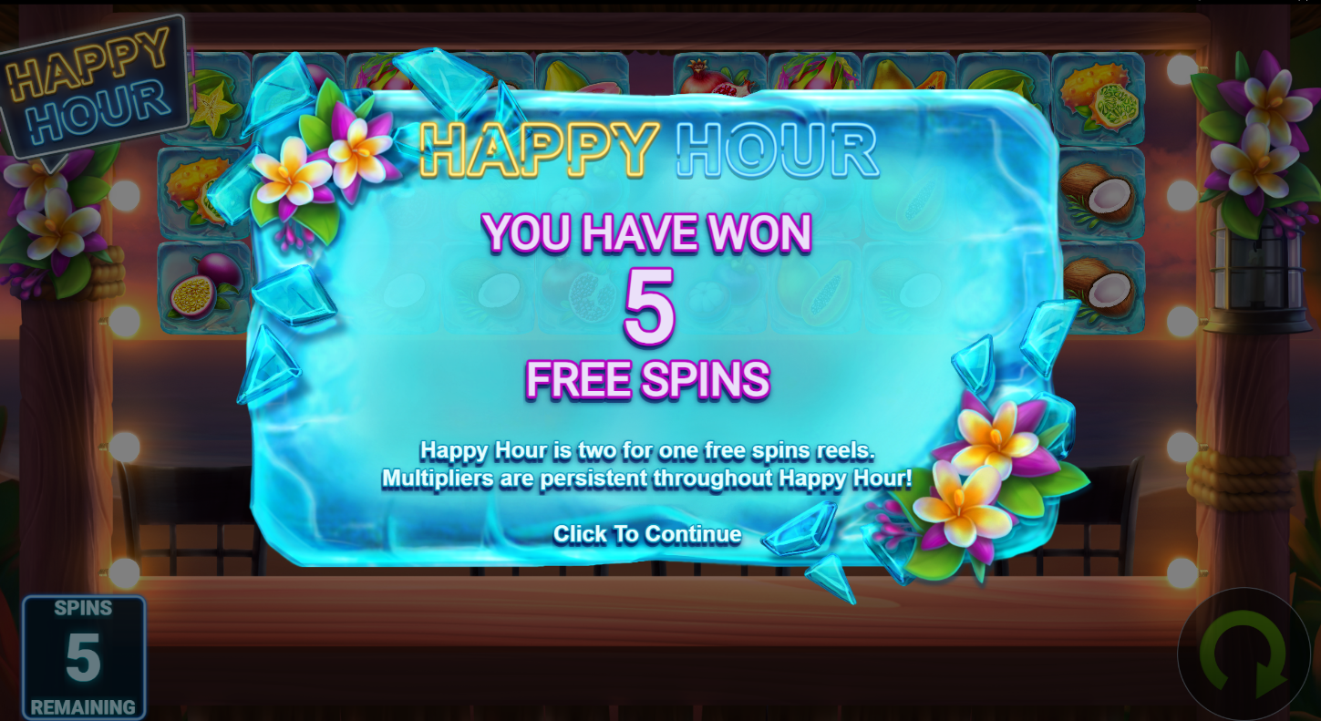 Juiced DuoMax slot happy hour