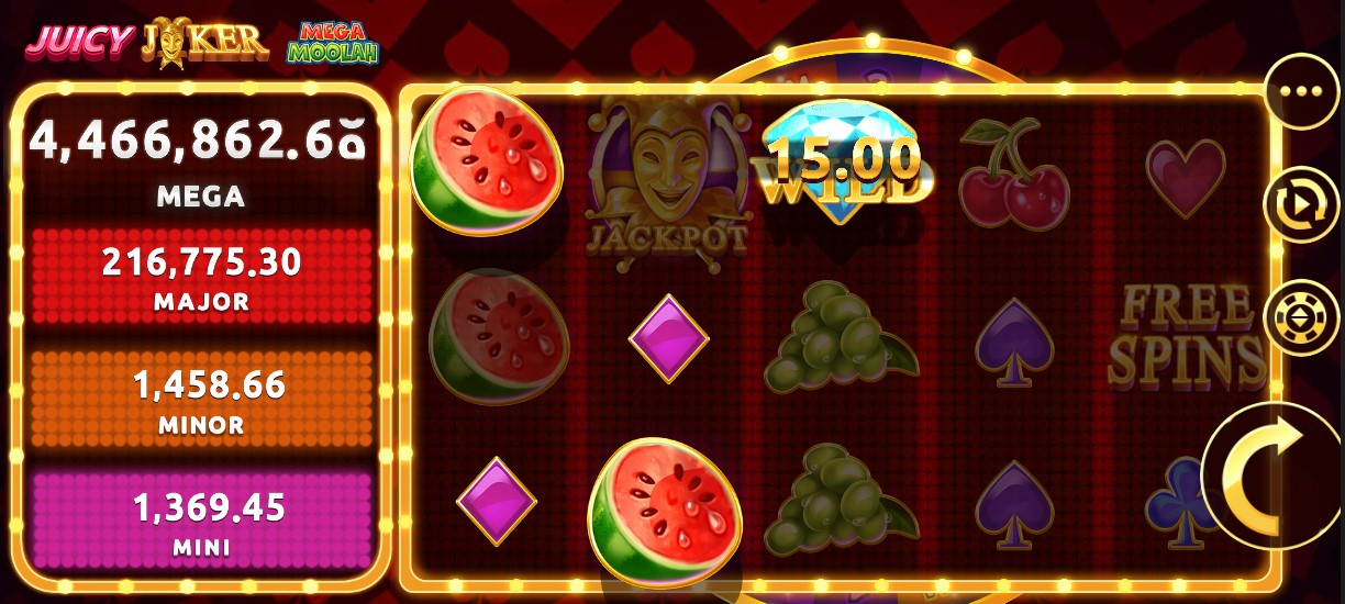 Juicy Joker Mega Moolah Big Win