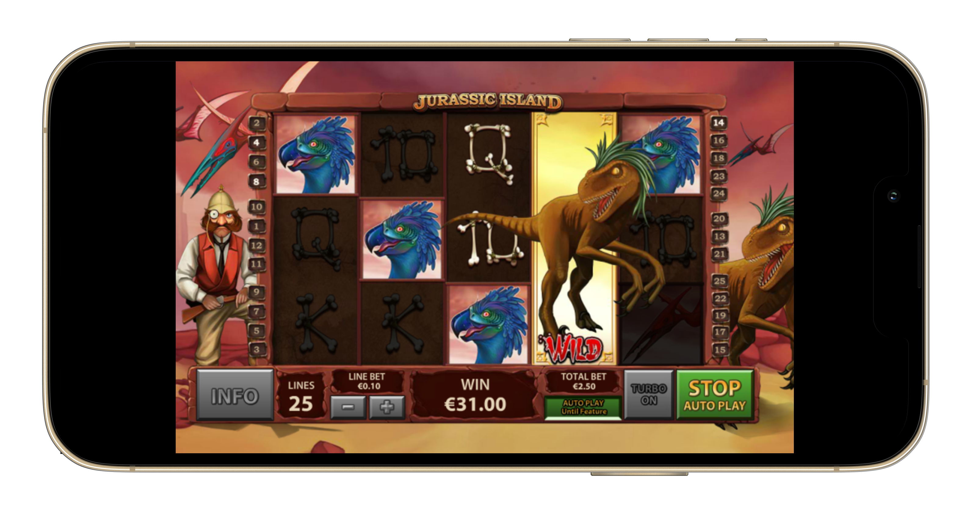 Play Jurassic Island slot