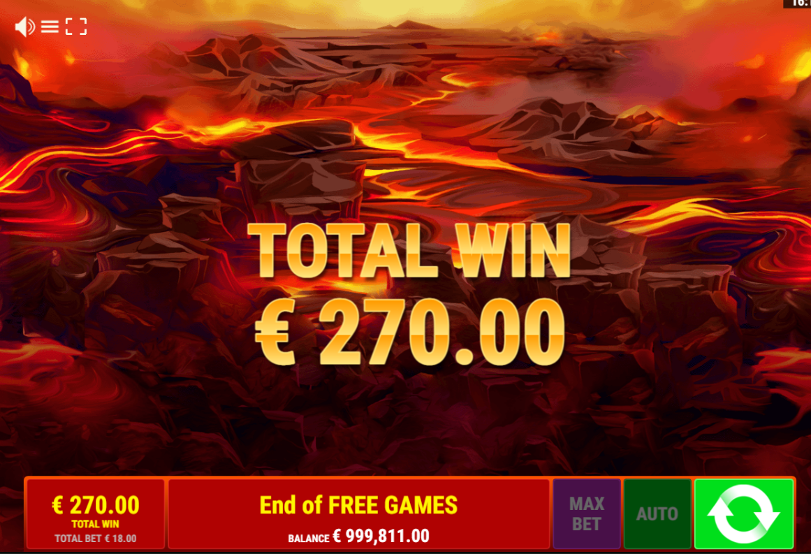 Lava Lions Slot Big Win